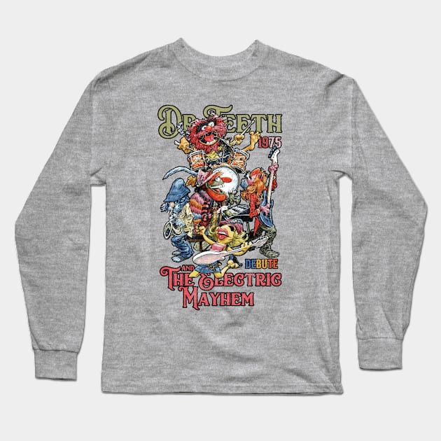 1975 Musical Debut Long Sleeve T-Shirt by ganbateart